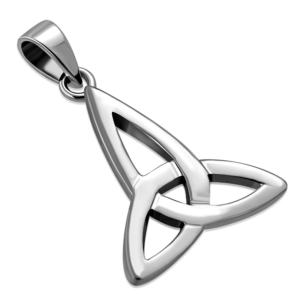Celtic Trinity Knot Silver Pendant, pn104